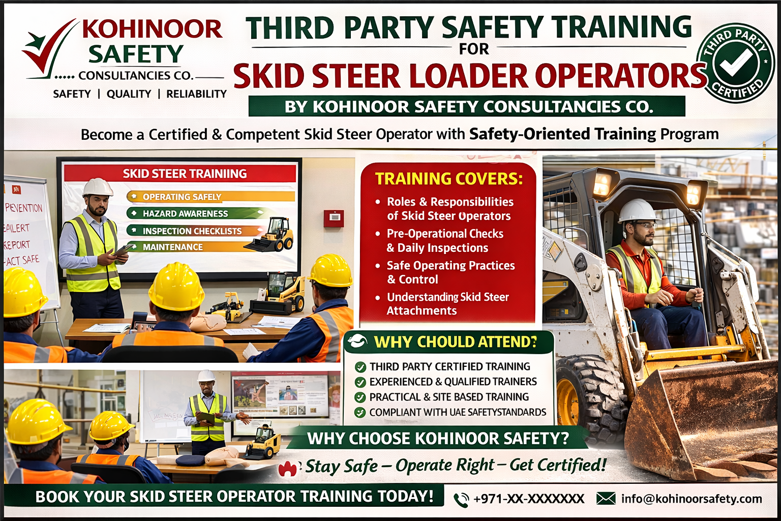 Third-Party Safety Training for Skid Steer Loader Operators